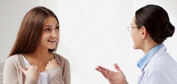 Doctor consulting with a patient